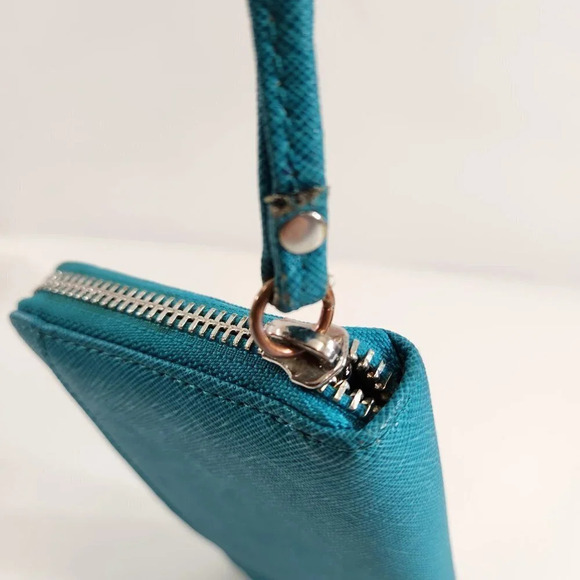 Calvin Klein Wristlet Wallet Teal - Picture 5 of 11